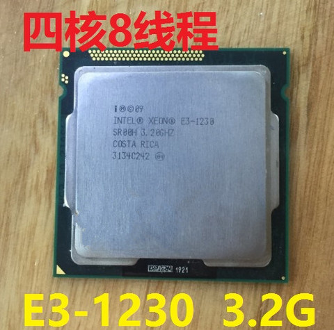Intel Xeon e3 1230  E3-1230 E3 1230  SR00H 3.20GHz/ 8MB /Quad Core LGA1155 CPU Processor in stock can work ► Photo 1/1