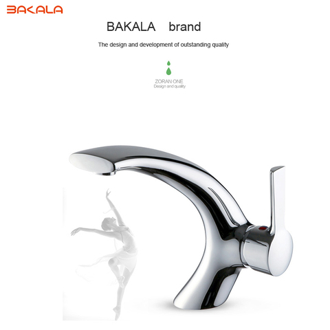BAKALA Modern Washbasin Design Bathroom Faucet Mixer Waterfall  Hot and Cold Water Taps for Basin of Bathroom F-6141-1 ► Photo 1/6