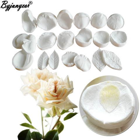 NEW Roses Petal Silicone Veiner&Cutter Meridians Sugarflower Wafer Paper GumPaste Clay Fondant Mould Cake Decorating Toolscs365 ► Photo 1/6
