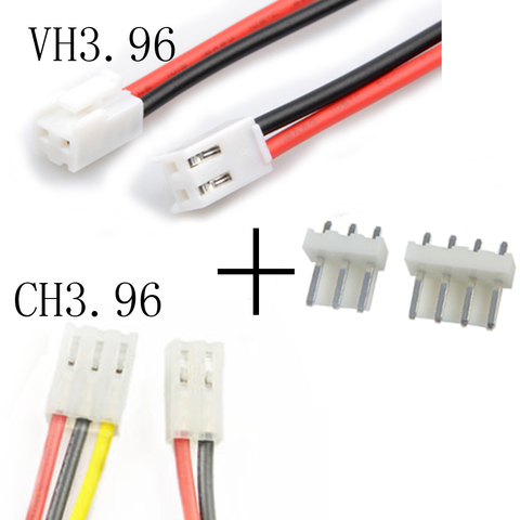 5Pcs VH3.96 Male Pin Header PCB 4P 3.96mm Pitch Straight Plug Connector