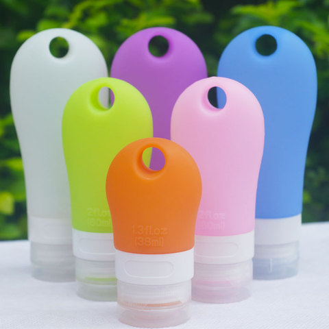38ml 60ml 90ml Portable Mini Silicone Bottle My Refillable Bottle Travel Lotion Points Shampoo Container ► Photo 1/6