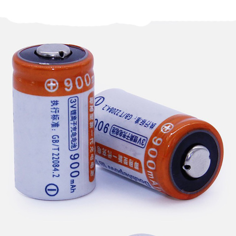 New CR2 3V 900mAh LiFePO4 Rechargeable Battery Polaroid multimeter Navigator 3.2 V batteries ► Photo 1/2