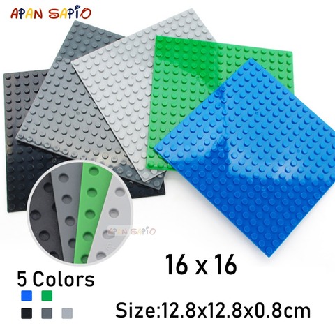 16X16 Dots DIY Building Blocks Baseplates Bricks Educational Assemblage Construction Toys for Children Size Compatible With lego ► Photo 1/6