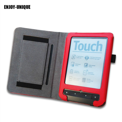 ENJOY-UNIQUE PU leather cover for PocketBook Touch basic touch lux 622/624/626/623 cover case 6