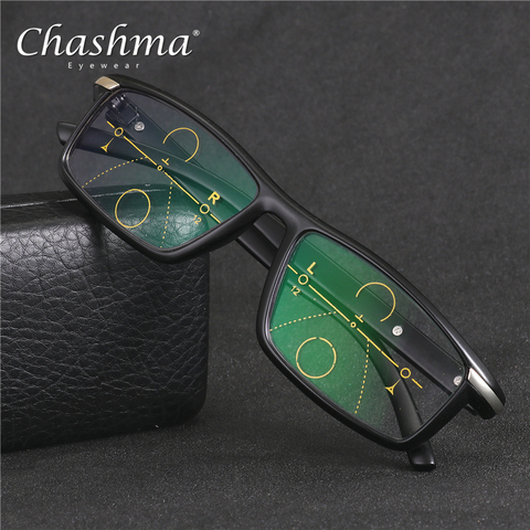CHASHMA Brand Progressive Multifocal Lens Reading Glasses Men Oculos De Grau Presbyopia Hyperopia Bifocal Sports Glasses ► Photo 1/3