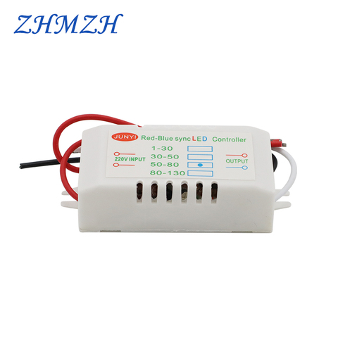 Red-Blue Synchronous Double Controller LED Dedicated 1-80pcs Electronic Transformer Power Supply Driver For Straw Hat Light ► Photo 1/6