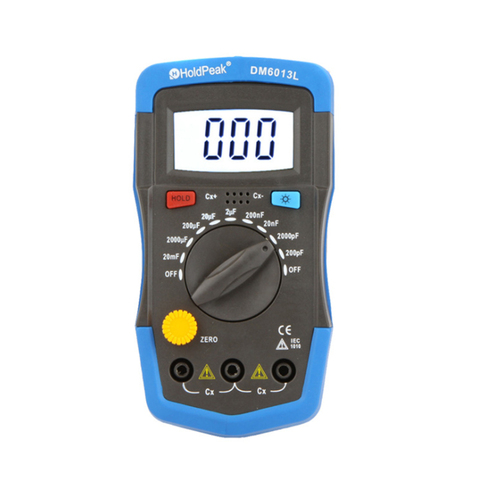 New DM6013L Handheld Digital capacimetro Capacitance Meter 200pF~20mF Capacitor Electronic Capacitance Tester Diagnostic-tool ► Photo 1/5