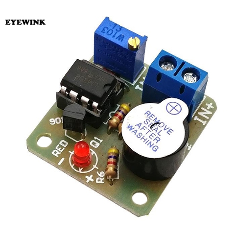 9V/12V Battery Sound and Light Alarm Against Over-discharge Protection Board Low Voltage /Under Voltage Protection Module ► Photo 1/1