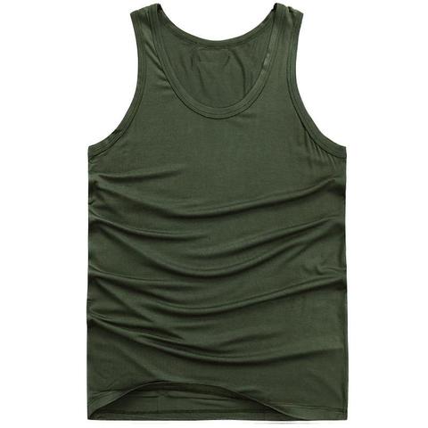 Plus Size M-6XL Cotton Tank Tops for Men Modal Workout Vests Gym Clothing Summer Tank Top Sleeveless Undershirts Man Vest ► Photo 1/5