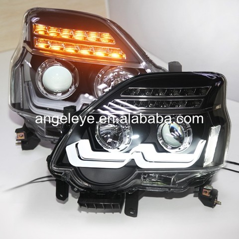 For Nissan X-Trail headlight 2012-2013 Year LED Front Lamp Black housing LD ► Photo 1/3