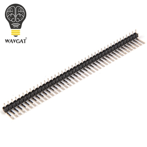 10 Pcs New 40Pin 2.54mm Single Row single pin curved Pin Header Connector Strip Curved Needle For Arduino Electronic Components ► Photo 1/1