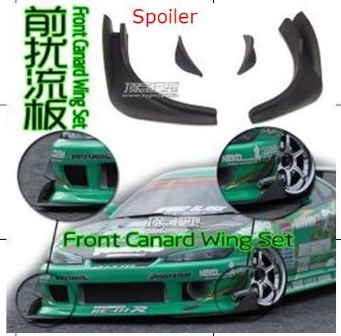 YUKALA new 1/10 R/C car accessories R/C car parts spoiler front canard wing set  for 1:10  R/C car ► Photo 1/2