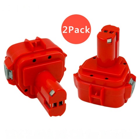 2PCS 12V 2000mah nicd cordless drills Replacement rechargeable battery for Makita 6227D 6317D 1220 1222 1233 1234 1235 bateria ► Photo 1/1