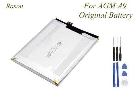 Roson For AGM A9 Original Battery 5400mAh 100% New Replacement Accessory Accumulators For AGM A9 +Tools ► Photo 1/6