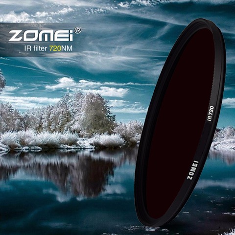Zomei Infrared IR filter 680nm 720nm 760nm 850nm 950nm IR filter 37mm 49mm 52mm 58mm 67mm 72mm 82mm for SLR DSLR camera lens ► Photo 1/6