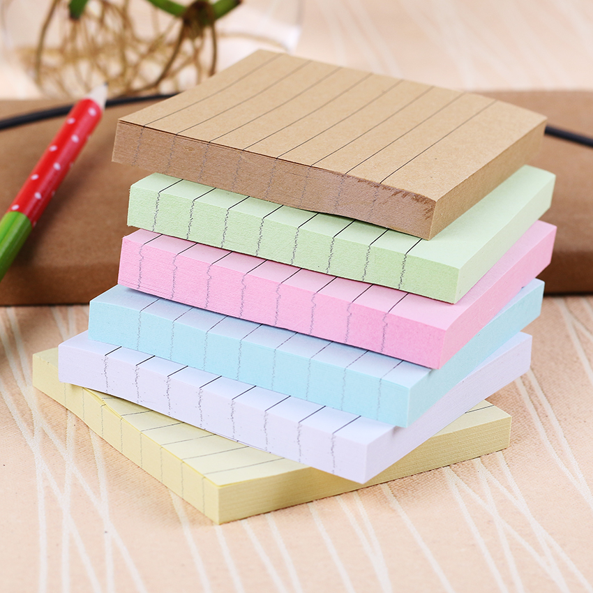 1pc Cute Colorful Notebook with Pen Memo Pad Bookmark Paper Sticker Notepad 