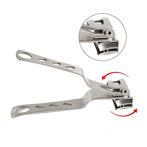 8cm 360 Degree Rotate Swivel Fingernail Clipper Toenail Toe Nail Art Cutter Scissor Trimmer Manicure Pedicure Tool ► Photo 1/5