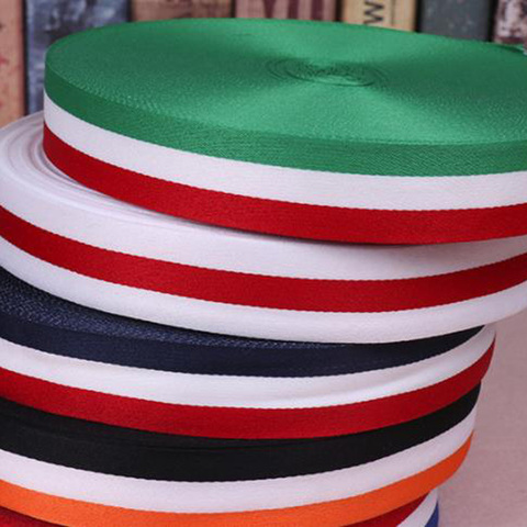 High quality polyester striped cap ribbon decorative ribbon edging cloth strip DIY Clothing shirt sewing accessories diy belt ► Photo 1/6
