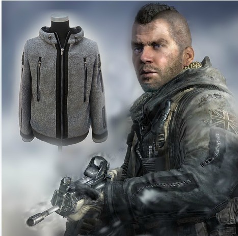New Cosplay Modern Warfare2 Task Force 141 Ghost Coat battle Jacket Tactical Fleece jacket  ► Photo 1/1