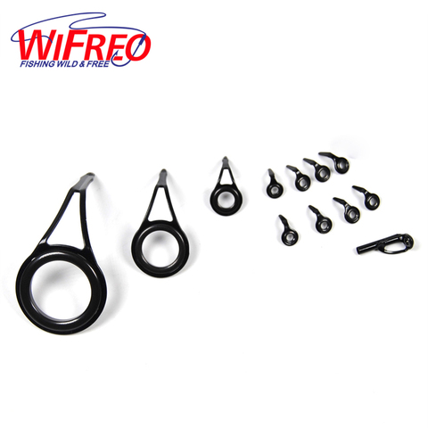 1 Set 12pcs Fishing Rod Eyelets Guide Rings for Lure Spinning Rods Building Rreparing DIY ► Photo 1/4