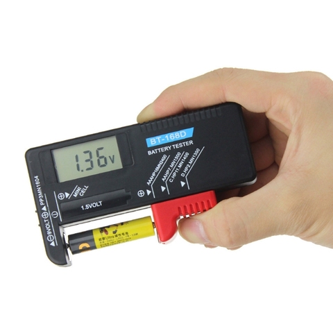 BT168D Digital Battery Capacity Tester LCD for 9V 1.5V AA AAA Cell C D Batteries ► Photo 1/6