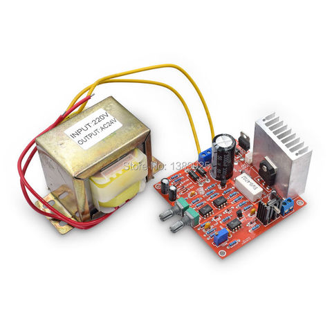 Free shipping 0-30V 2mA - 3A Adjustable DC Regulated Power Supply DIY Kit with AC 24V transformer ► Photo 1/3