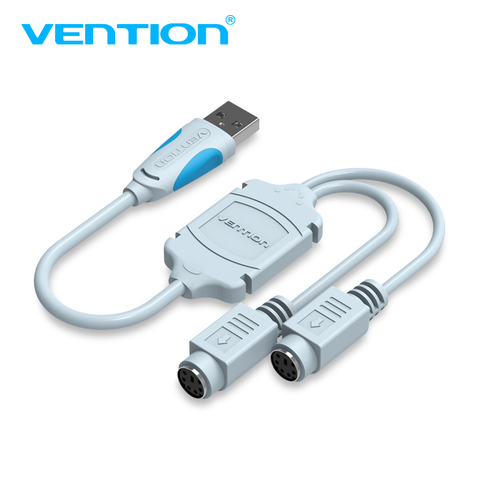Vention USB Converter Cable for Keyboard Mouse USB Male to PS2 Female Converter adapter Cable For Laptop Connect Keyboard USB ► Photo 1/6