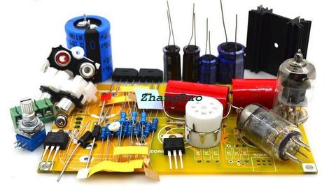 PRT-01A-6J1 tube amplifier DIY kit preamp Stereo Vacuum Tubes installation parts ► Photo 1/5