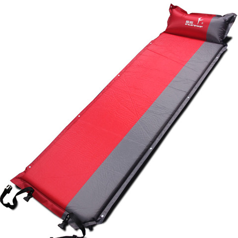2022 Hot sale (170+25)*65*5cm single person automatic inflatable mattress outdoor camping fishing beach mat on sale/ wholesale ► Photo 1/6