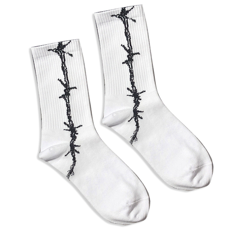Original design barbed wire pattern men and women socks trend fashion street hip hop style cool unique socks ► Photo 1/6