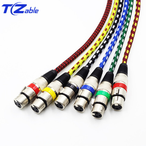 High Quality XLR Cable 3 pin Male To Female Adapters XLR Extension Cables Aux Jack For Microphone Mixer Amplifier Audio Cable ► Photo 1/6