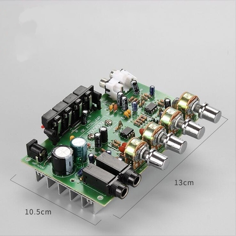 DC 12v 40W+40W Stereo Audio Amplifier Board Digital microphone amplifier With Tone Control Speaker AMP ► Photo 1/6