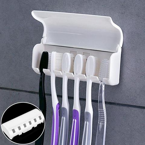 PracticalToothpaste Toothbrush Holder Wall Suction Cup Organizer