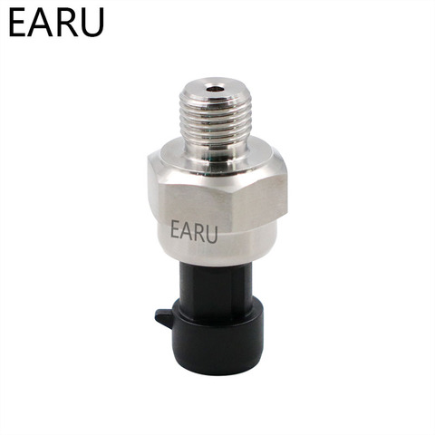 DC 5V G1/4 Pressure Sensor Transmitter Pressure Transducer 1.2 MPa 174 PSI For Water Gas Air Oil Fuel Car Stainless Steel Switch ► Photo 1/6
