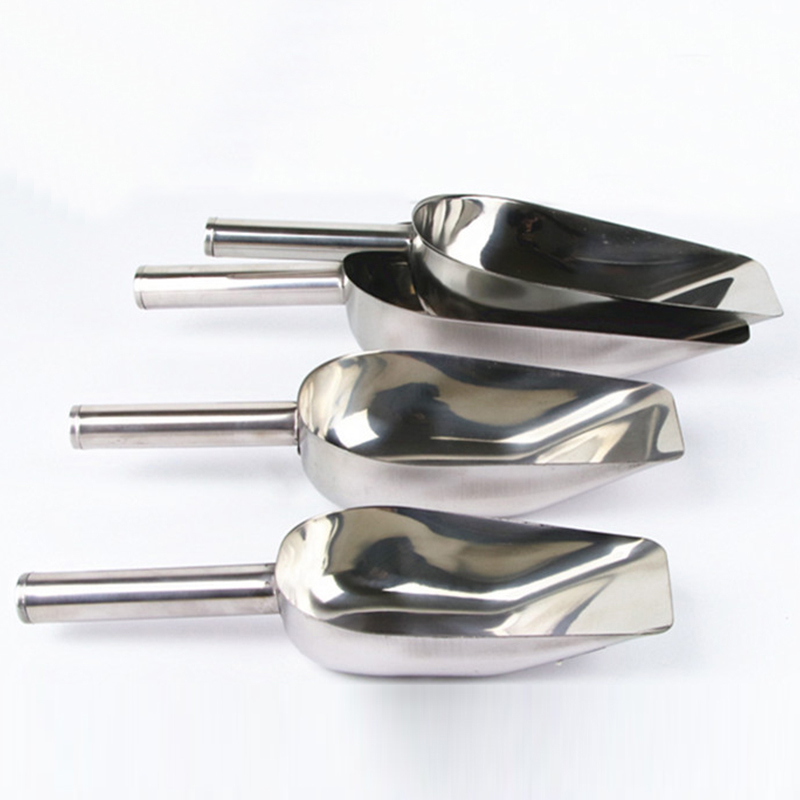 Stainless-Steel Ice Scoop Party/Bar Buffet Kitchen Sugar Flour Dry Goods Shovel ► Photo 1/6
