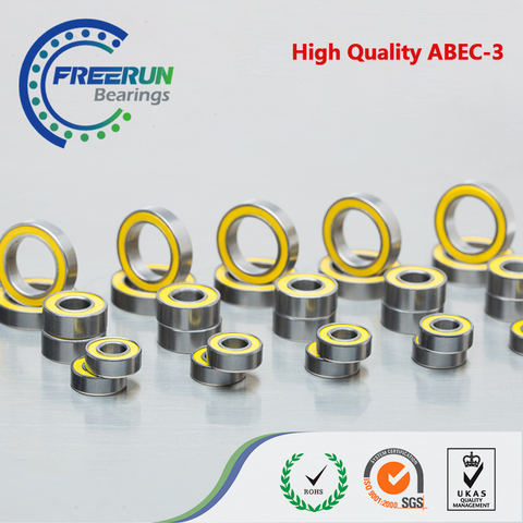 Axial SCX10 II (V2) Ball Bearing Set ABEC3 YELLOW RUBBER 28pcs ball bearing kit ► Photo 1/1