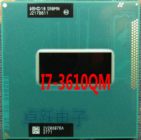 Процессор Intel SR0MN i7-3610QM Core i7 мобильный Процессор i7 3610QM ноутбука Процессор PGA 2,3 ГГц до 3,3 ГГц sromn Бесплатная доставка ► Photo 1/1