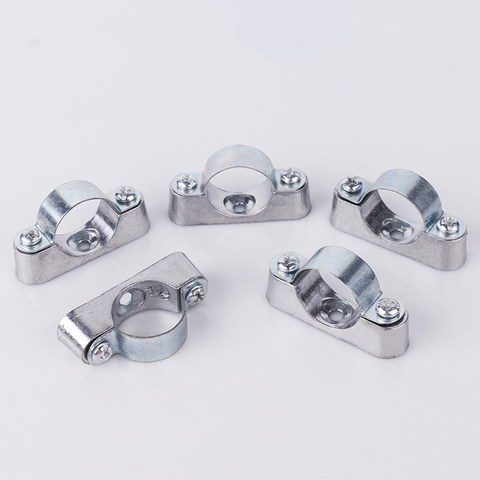 Free shipping pipe clamp 10pcs/lot with screw From the wall yards away from the wall of the card saddle card, galvanized by the ► Photo 1/2