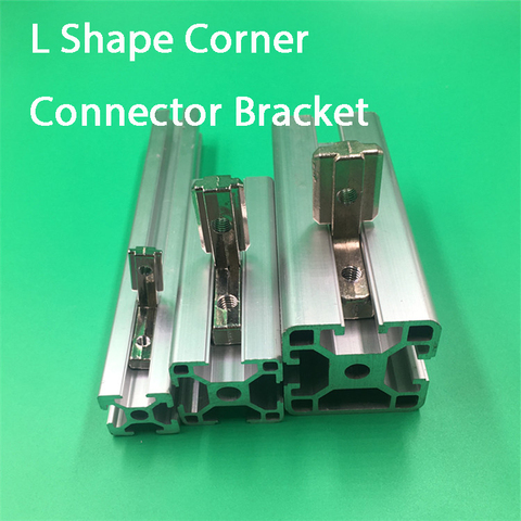 20pcs L Shape Inner Corner Connector Joint Bracket for 2022 Aluminum Profile with slot 6mm ► Photo 1/5