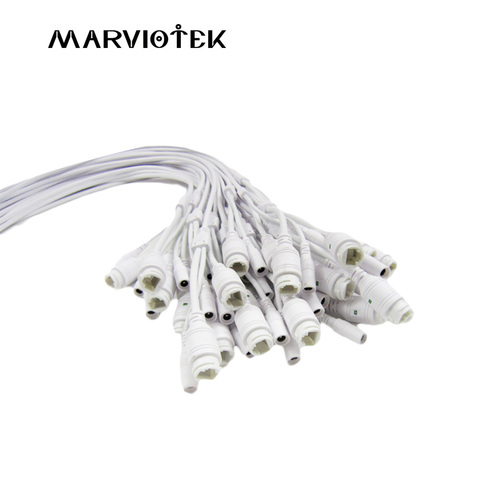 ip camera module video power cctv cable with rj45 and dc 12v port,support ip camera tail wire 720p 1080p 3/4/5/6mp ► Photo 1/1