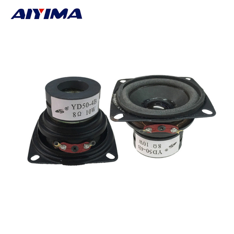 AIYIMA 2Pcs Mini Audio Portable Speakers 8 Ohm 10W Full Range Multimedia Speaker DIY For Home Theater Sound System ► Photo 1/6