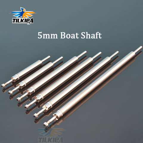 L13/15/22/25/30cm Length 304 Stainless Steel Tube 5mm Stainless Steel Shaft Suitable For Rc Bait Boat Surfboard Model Boat ► Photo 1/6
