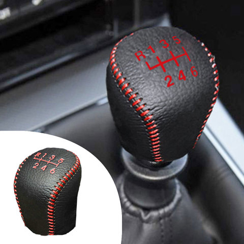 Car Gear Cover PU Leather For Nissan Livina 2010 Qashqai 2008 Gear Shift Knob Cover Gear Shift Lever Car Interior Accessories ► Photo 1/6