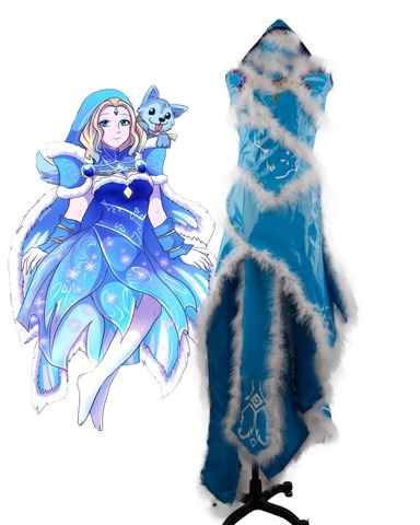 dota 2 crystal maiden cosplay wallpaper
