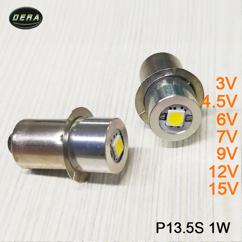 E10 P13.5S BA9 1W LED For Focus Flashlight Replacement Bulb Torches Work Light Lamp DC3V 3.7v 4.5v 6V 7.5v 9v 12v 15V bulbs ► Photo 1/6