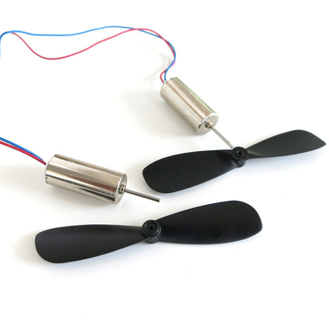 2PCS/1Pair New DC 3.7V 48000RPM Coreless Motor Propeller For RC Aircraft Helicopter Toy Wholesale On Sale ► Photo 1/6