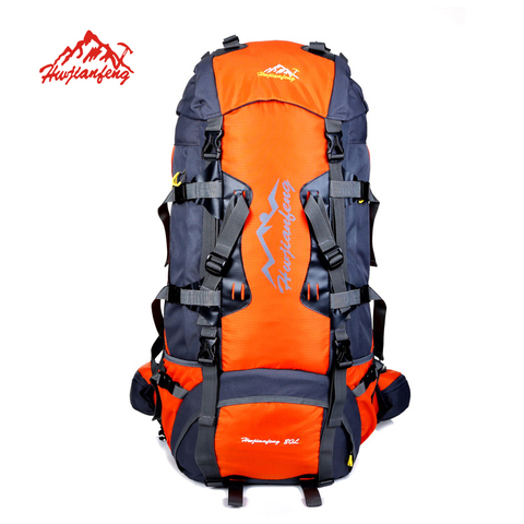 80L Large Outdoor backpack Camping Travel Bag Hiking Backpack Unisex Rucksacks Waterproof sport bags Climbing package ► Photo 1/6