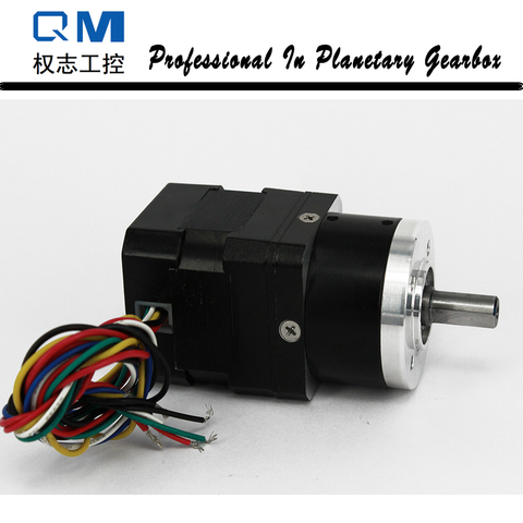 Planetary reduction gearbox ratio 10:1 with nema 17 30W 24V brushless dc motor gear bldc motor for pump ► Photo 1/4