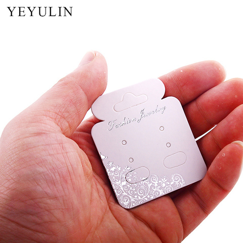 100pcs New Design 3 style Rectangle Earring Display Cards Jewelry Holder Gift Shop Tags Wholesale ► Photo 1/6