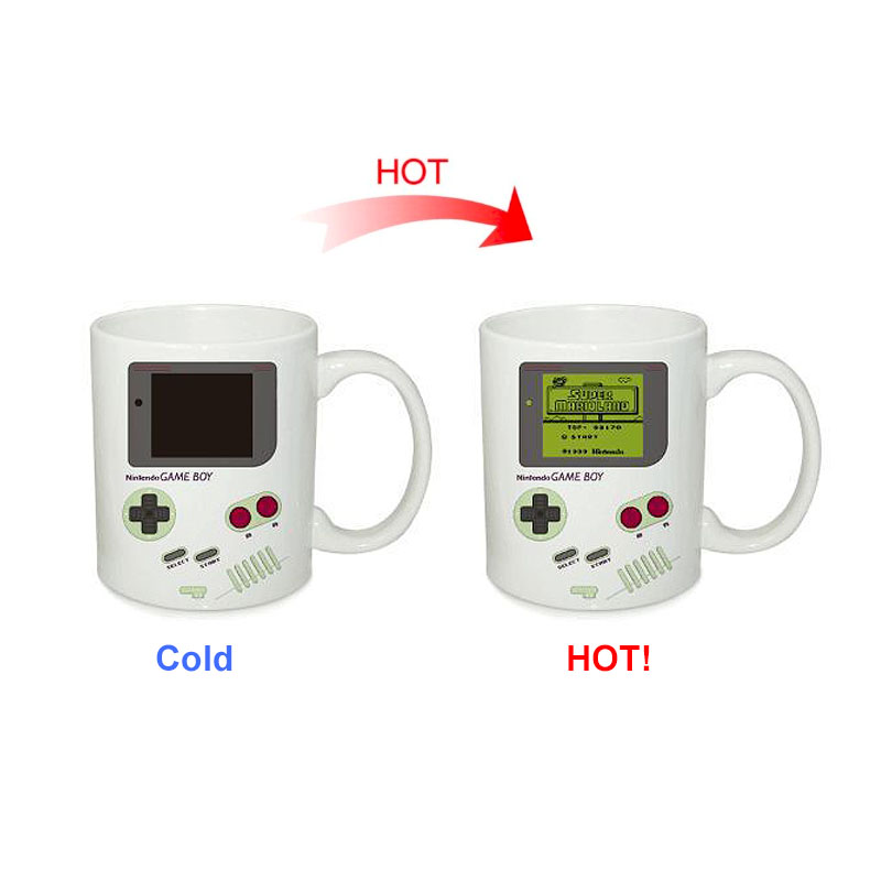 Creative Battery Magic Mug Heat Changing Sensitive Funny Mug Cool Coffee &  Tea Unique Magic Color Changing Cup Novelty Gifts